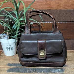 St.John's Bay Elegant Brown Leather Handbag
